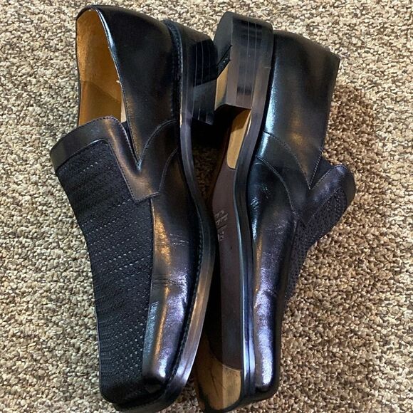 VTG, ZENGARA FASHION Dress Shoes Men\'s Black Leather Loafers Size 8 US main image 5